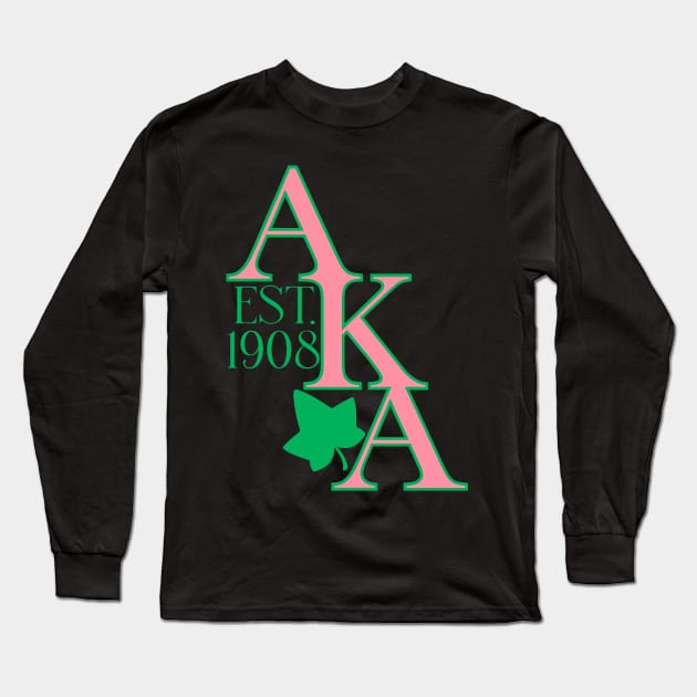 AKA Pretty Wear Long Sleeve T-Shirt by The Greek Mall